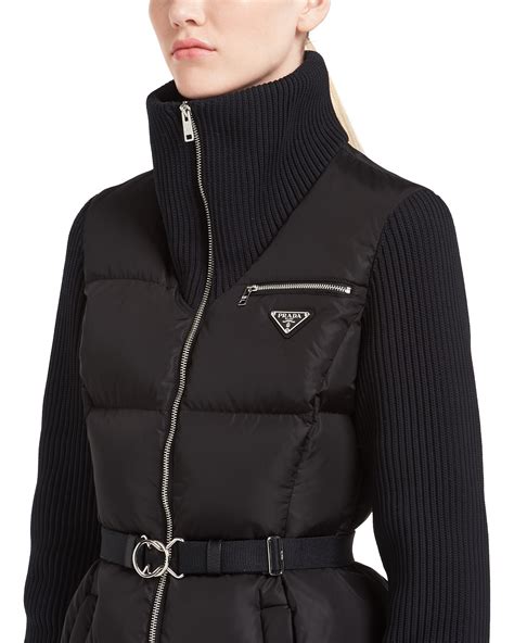 Prada puffer jacket for women